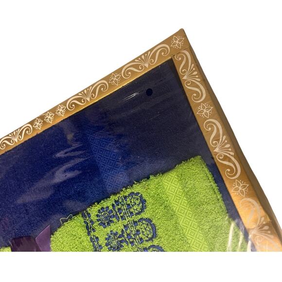 Vintage Bath towel Set Royal Terry California Royal Treasure in Original Package - Picture 6 of 9